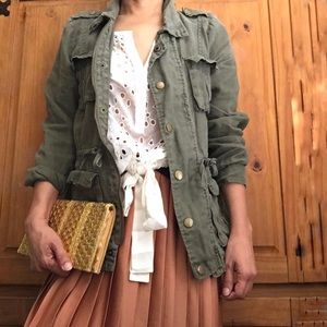 Olive Green Utility Jacket